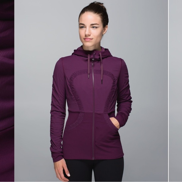 Lululemon Dance studio jacket 111 plum reversible 6 - Picture 1 of 16